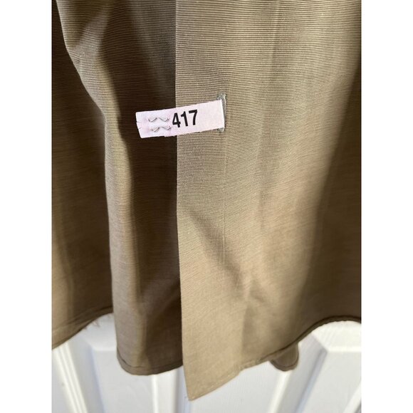 Vtg DKNY Men's Dress Shirt in Tan 16 1/2" 32-33 Sleeve Made In Guatemala - Picture 8 of 9
